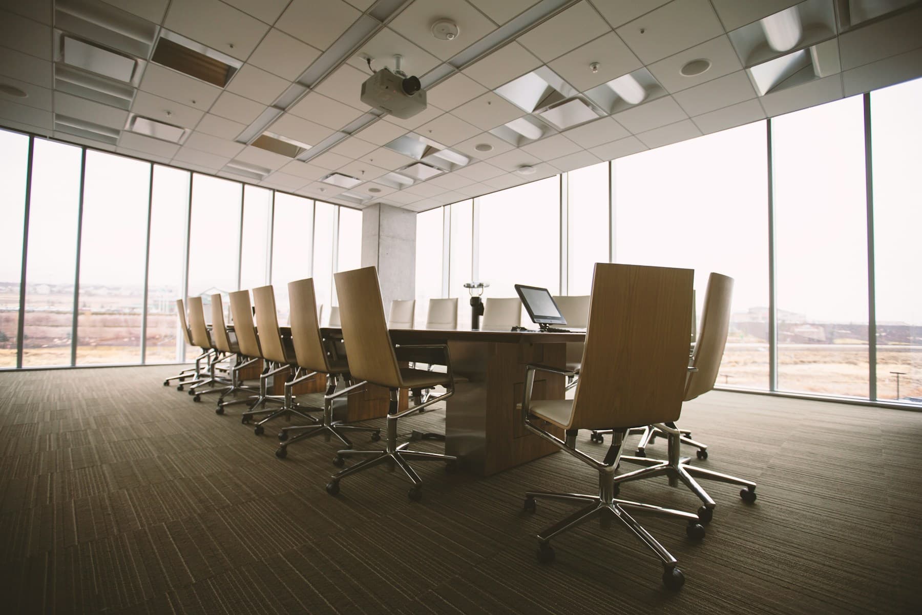 An illustrative professional meeting room; not Swiss Academy premises