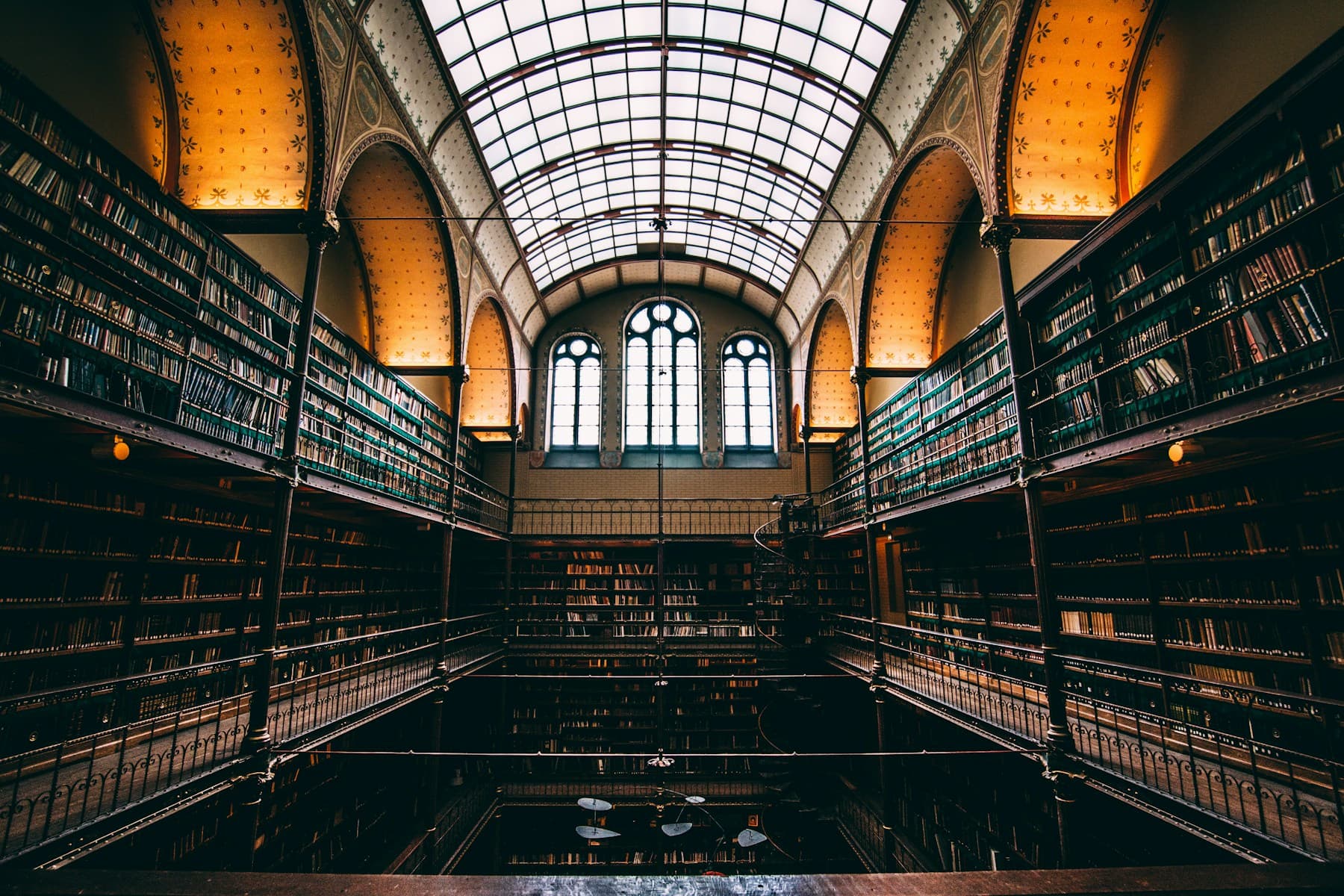 Library architecture illustrating a culture of learning; not Swiss Academy premises